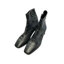 【中古】CORSO ROMA 9 スクエアトゥブーツ ブラック サイズ:37 【250525】(コンソローマ9)(4)