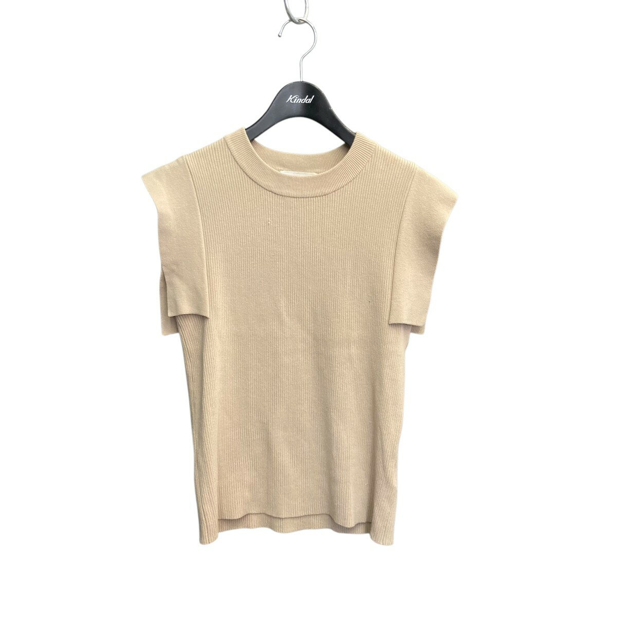 【中古】CLANE　ノースリーブニット 18106-2111 ベージュ サイズ：1 【250525】（クラネ）のサムネイル