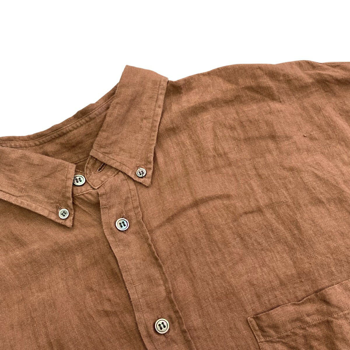 【中古】JOURNAL STANDARD TRISECT　CANCLINI レギュラーカラーシャツ 25-050-600-8050-1-0 ブラウン サイズ：M 【250525】（ジャーナルスタンダードトライセクト）