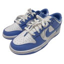 【中古】NIKE Dunk Low Retro BTTYS スニーカー DV0833 400 ブルーー×ホワイト サイズ:SIZE 27 【250525】(ナイキ)