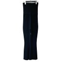 【中古】LEINWANDE Rib Knit Trousers ニットパンツ 0218030509 ブラック サイズ:F 【260525】(ラインヴァンド)