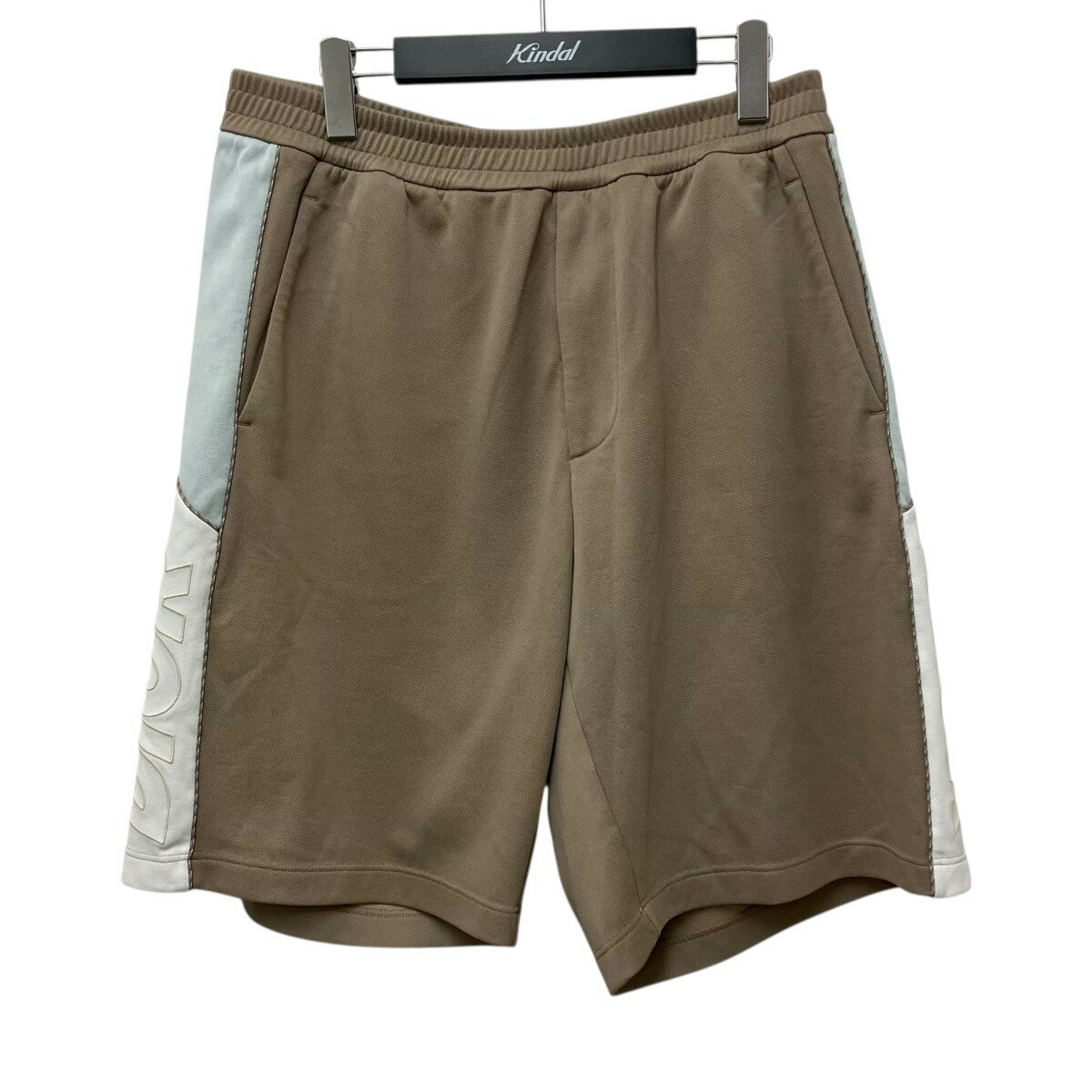 【中古】DIOR ハーフパンツ 393J130A0776 ブラウン×ホワイト サイズ:M 【260525】(ディオール)
