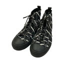 【中古】VALENTINO ミドルカットスニーカー TVD51Y2 ブラック サイズ:41 【270525】(ヴァレンチノ)(4)