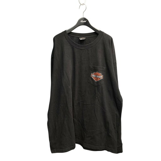 【中古】HARLEY-DAVIDSON 00s 長袖Tシャツ ブラック サイズ:XXL 【260525】(ハーレーダビッドソン) 【中古】HARLEY-DAVIDSON 00s 長袖Tシャツ ブラック サイズ:XXL 【260525】(ハーレーダビッドソン)