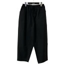 【中古】MARW UNITED ARROWS ドロストパンツ ポリエステルイージーパンツ 9114 673 0036 ブラック サイズ:38 【270525】(...