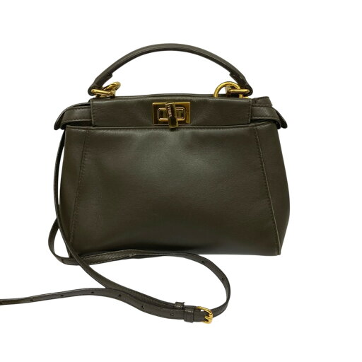 【中古】FENDI peekaboo Mini ピーカーブーミニハンドバッグ 8BN244-K4P-179-0501 ブラウン サイズ:ONESIZE 【270525】(フェンディ) 【中古】FENDI peekaboo Mini ピーカーブーミニハンドバッグ 8BN244-K4P-179-0501 ブラウン サイズ:ONESIZE 【270525】(フェンディ)