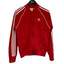 【中古】adidas トラックZIPジャケット GF0196 レッド サイズ:M 【270525】(アディダス)(4)