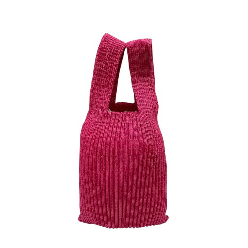 【中古】A ROEGE HOVE Emma Bag ニットトートバッグ ピンク 【280525】(エローエホーベ) 【中古】A ROEGE HOVE Emma Bag ニットトートバッグ ピンク 【280525】(エローエホーベ)