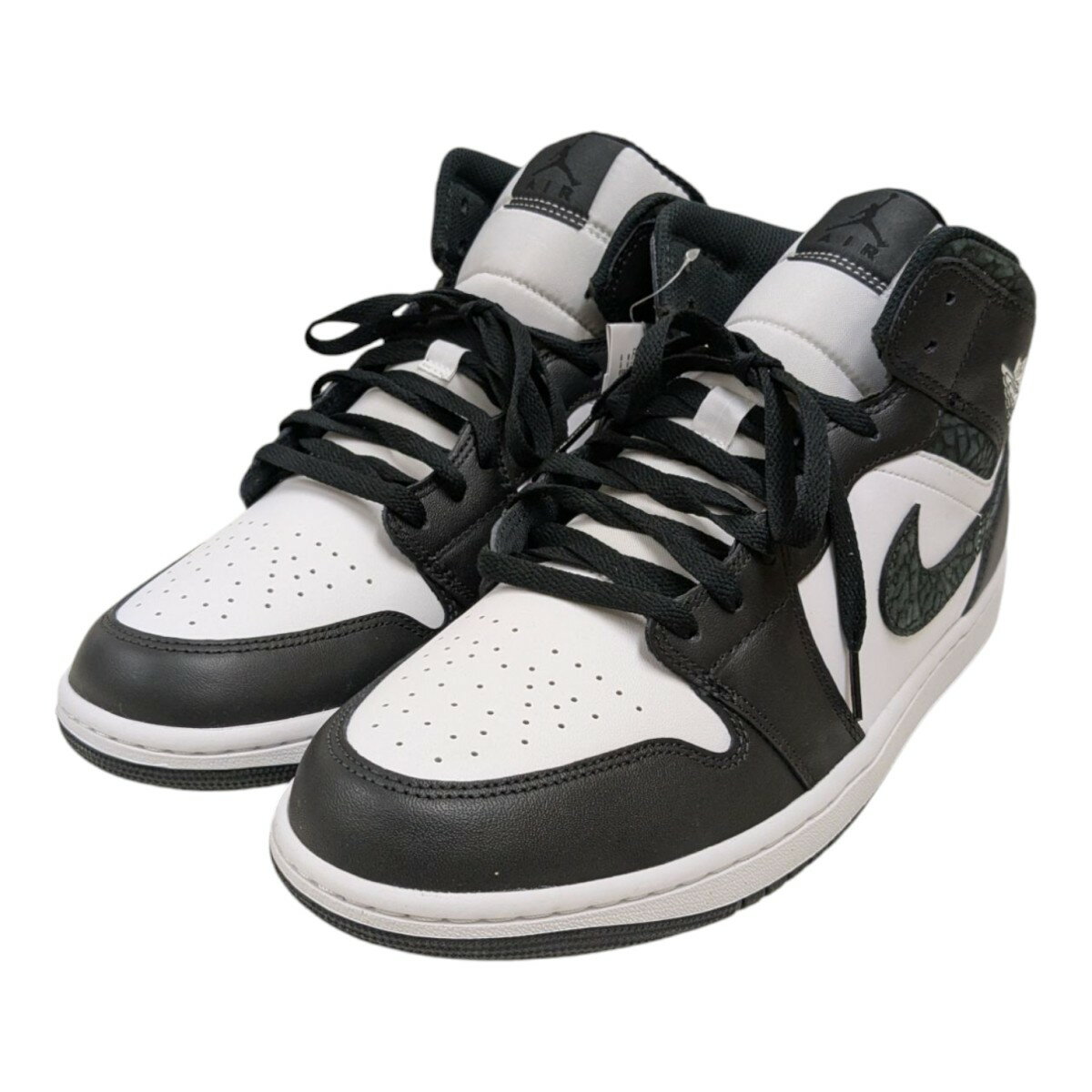 【中古】NIKEAir Jordan 1 Mid スニーカー FB9911-001 ブラック×ホワイト サイズ:30.0cm【価格見直し】