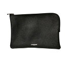 【中古】ATTACHMENT レザージップポーチ ブラック 【290525】(アタッチメント)