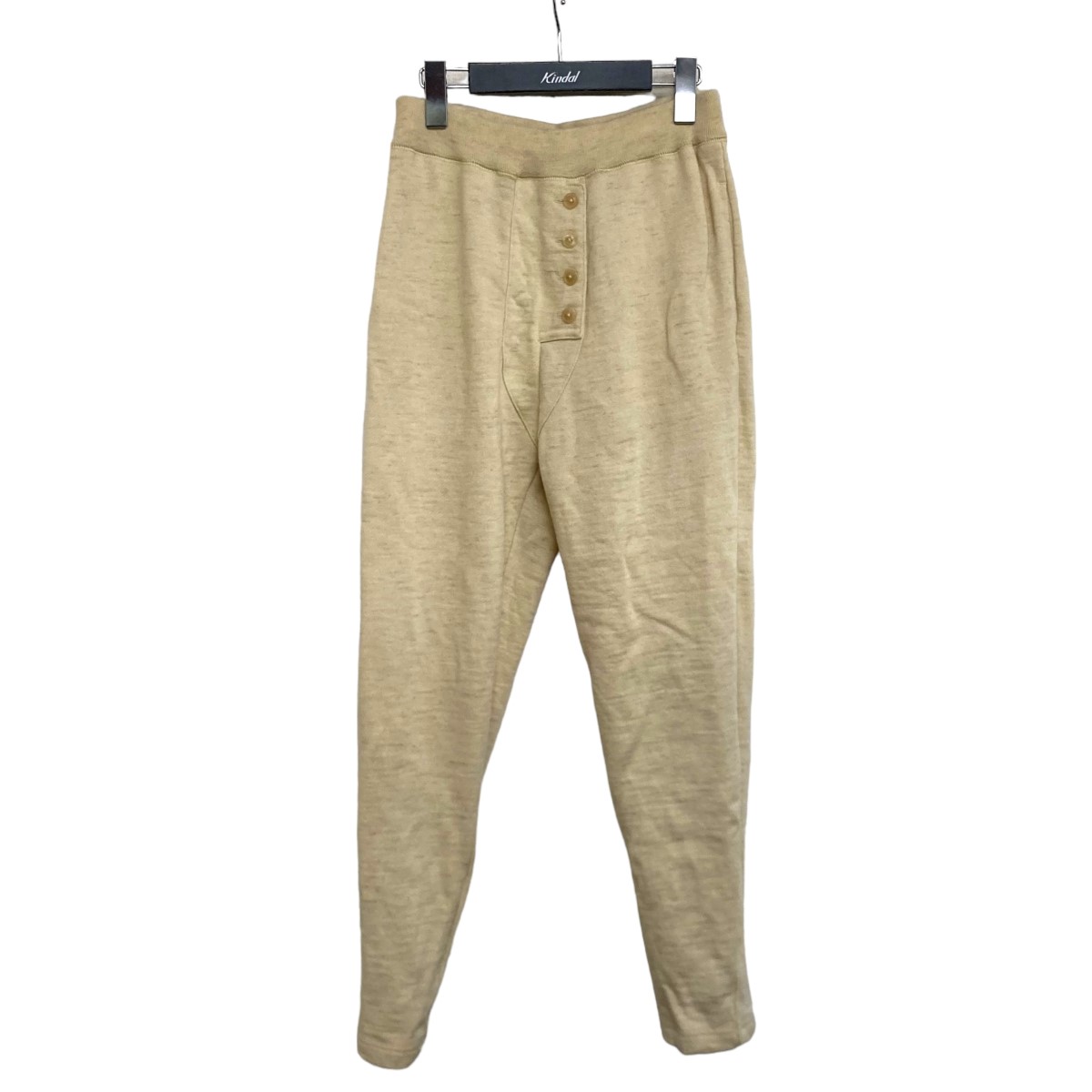 【中古】FUMIKA UCHIDA SWEAT PANT スウェットパンツ FU Q PT003 ベージュ サイズ:M 【290525】(フミカウチダ)