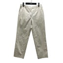 【中古】JIL SANDER 21SS コットンパンツ JSPS300800WS ベージュ サイズ:34 【290525】(ジルサンダー)