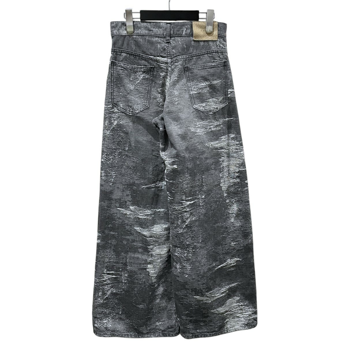 【中古】TAAKK　ワイドパンツ WIDE PANTS TA24AW-PT328 グレー・ホワイト サイズ：1 【290525】（ターク）