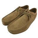 【中古】CLARKS ワラビーブーツ ダークサンドスウェード サイズ:8 1/2 【300525】(クラークス)
