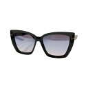 【中古】TOM FORD Scarlet-02 サングラス TF920 ブラック×ブルー サイズ:57□15 【300525】(トムフォード)