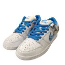 【中古】NIKE SB SB DUNK LOW PRO スニーカー FZ8802 100 ホワイト×ブルー サイズ:27.5cm 【300525】(ナイキSB)