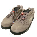 【中古】NIKE×PSG AIR JORDAN 5 RETRO LOW PSG スニーカー DX6325 204 グレージュ サイズ:28.5cm 【30052...