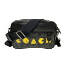 【中古】COACH パックマン ショルダーバッグ F72923 ブラック 【300525】(コーチ)