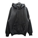 【中古】PALACE 25SS FACEMASK SHEARLING THERMAl HOOD ジップパーカー ブラック サイズ:L 【300525】(パレス)