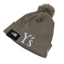 【中古】New Era×Y’s ニット帽 ベージュ 【300525】(ニューエラ×ワイズ)