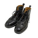 【中古】Hender Scheme 冗談一 レザーブーツ ブラック サイズ:5 【300525】(エンダースキーマ)