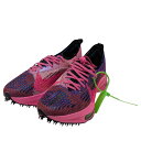 【中古】NIKE×OFFWHITE AIR ZOOM TEMPO NEXT% スニーカー ショッキングピンク サイズ:25.5cm 【300525】(ナイキ×オ...