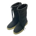 【中古】FEAR OF GOD Moc Knit High ニットブーツ FG882 141WOO グレー サイズ:40 【300525】(フィアオブゴッド)(4)