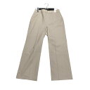 【中古】ANAYI サッカーストレッチクロップドパンツ 102417-12-350-16-360 ベージュ サイズ:36 【300525】(アナイ)