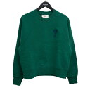 【中古】AMIPARIS クルーネックスウェット グリーン サイズ:M 【300525】(アミパリス)