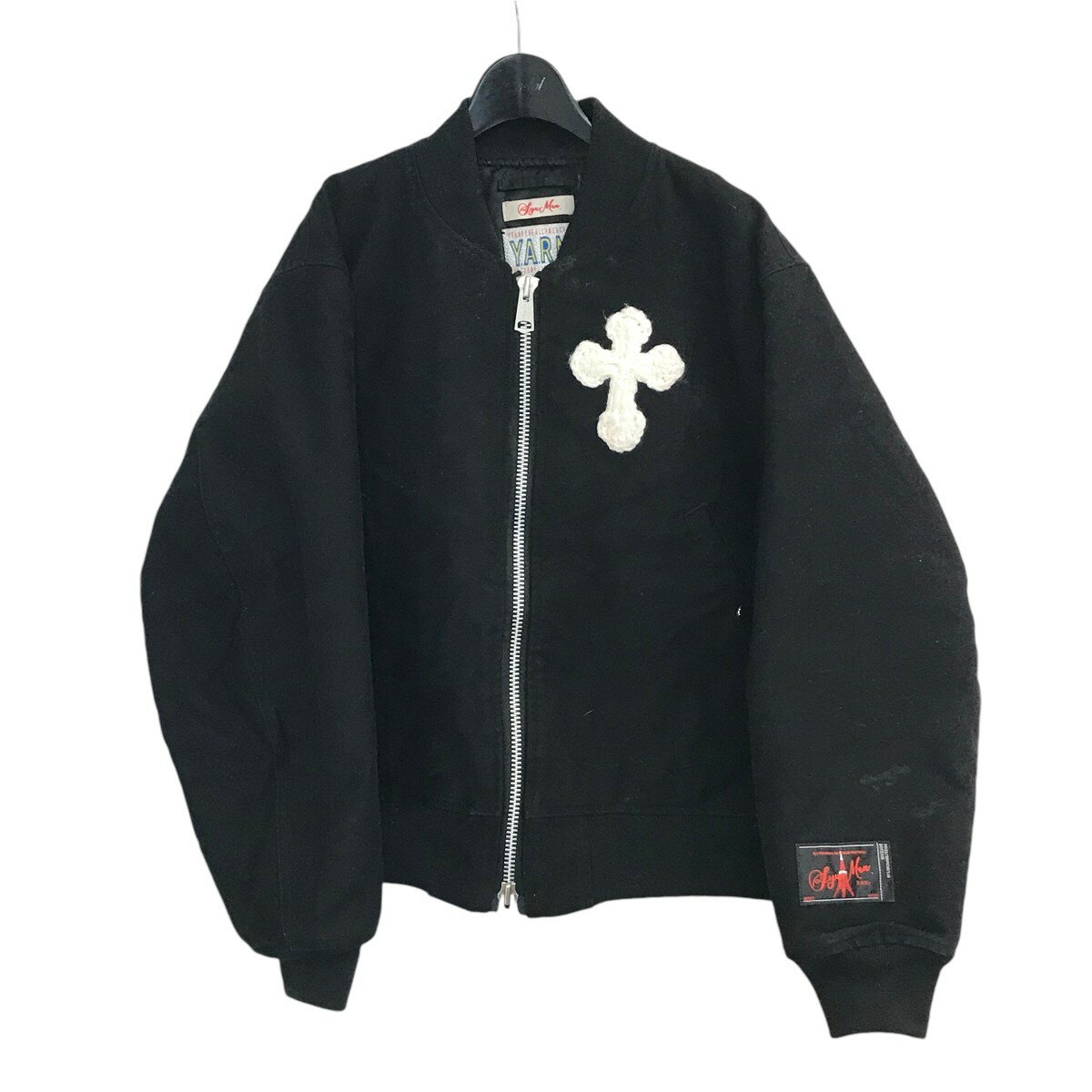 【中古】SYUMAN.「AD23aw-07-B」 ボンバージャケット ブラック サイズ:1【価格見直し】