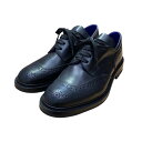 【中古】Tricker’s×BURBERRY レザーシューズ 44975 「DEVON」 ブラック サイズ:11 【300525】(トリッカーズ×バーバリー)