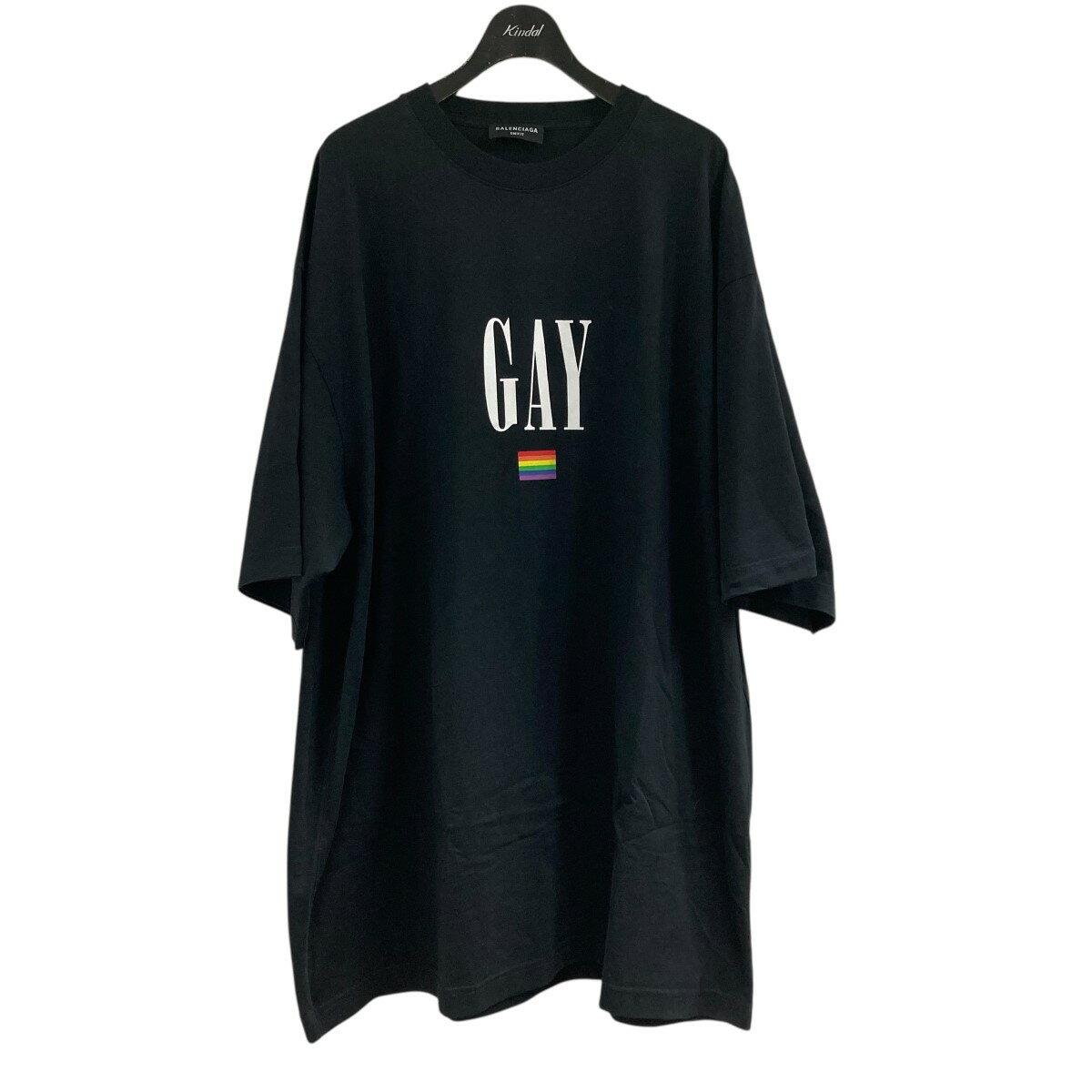BALENCIAGA ターンロゴ プリント Tシャツ ブラック 楽天市場】バレンシアガ(柄プリント)(Tシャツ・カットソー