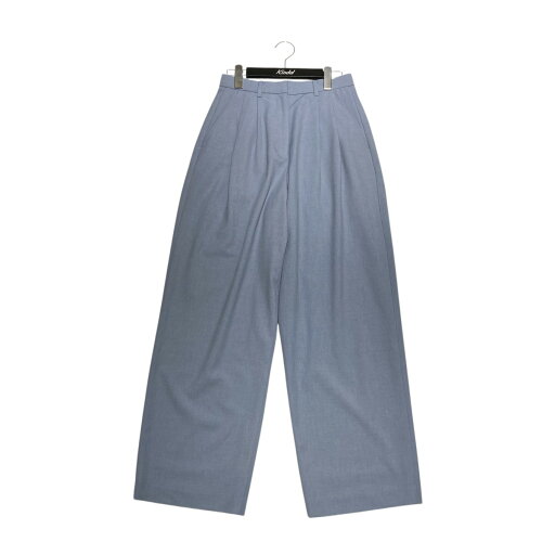【中古】CLANE 24AW BASIC TUCK PANTS タックパンツ 17110-7102 ブルー サイズ:2 【300525】(クラネ) 【中古】CLANE 24AW BASIC TUCK PANTS タックパンツ 17110-7102 ブルー サイズ:2 【300525】(クラネ)
