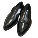 【中古】JIL SANDERメタルディティールローファー ブラック サイズ:37【価格見直し】