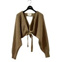 【中古】TAN ニットカーディガン TN17AW011 ベージュ サイズ:フリーサイズ 【300525】(タンタン)