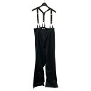 【中古】H BEAUTY&YOUTH HIGH WAIST SUSPENDER PANTS サスペンダーストライプパンツ 1614-299-5023 ネイビー ...