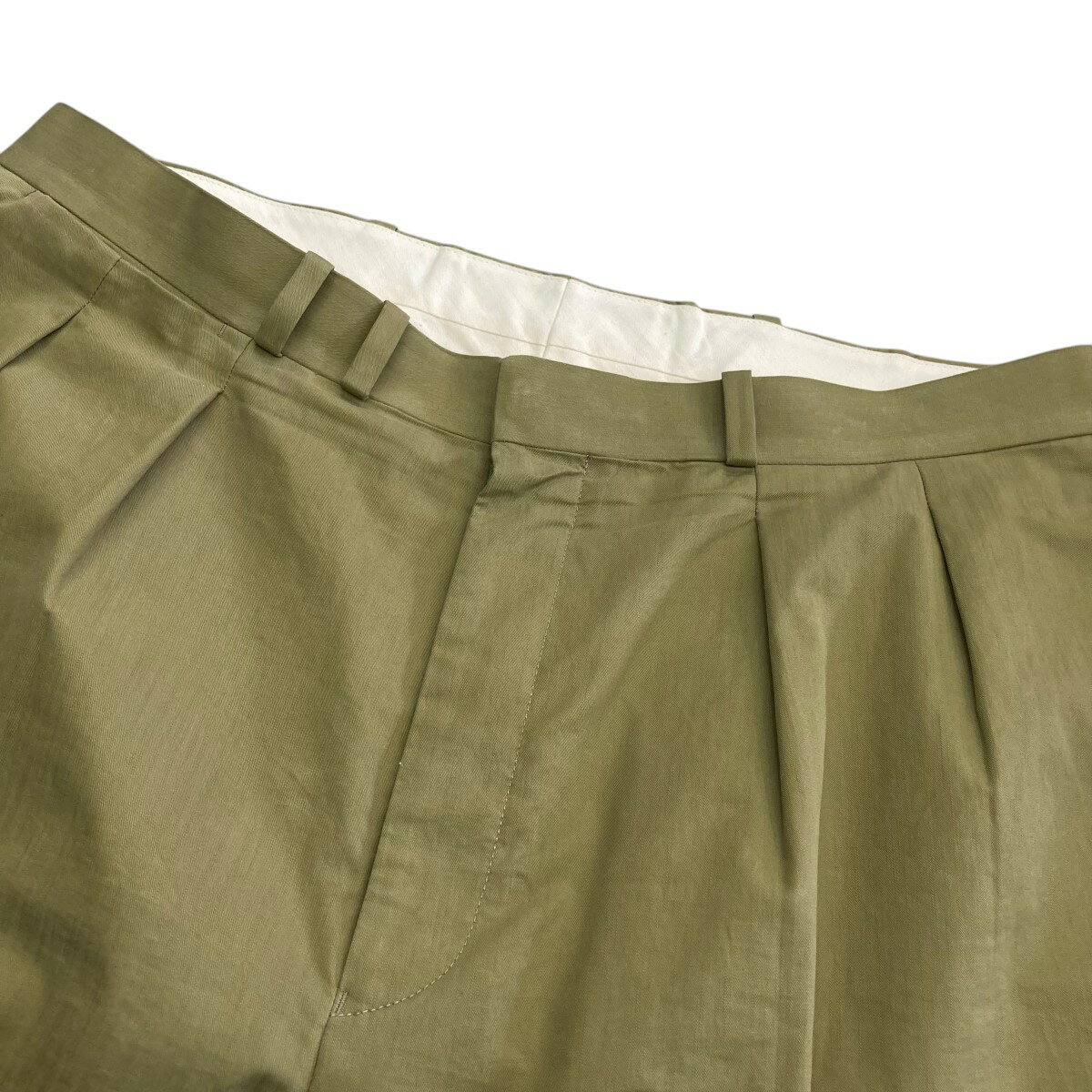 【中古】MAATEE＆SONS24SS JEFFERLY -C 93 LKHAKI コットンパンツ MT4103-0208C ベージュ サイズ：4【価格見直し】