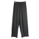 【中古】INSCRIRE 22SS Tulle Easy Pants チュール イージー パンツ ブラック サイズ:36 【300525】(アンスクリア)