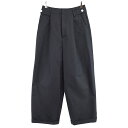【中古】ENFOLD 25SS TRENCH TR トレンチ トラウザース バギー ワイド トラウザー パンツ D/NVY ダークネイビー サイズ:38 【30...
