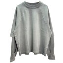 【中古】Seventh×BEAMS T 25SS/ 別注Raglan Layered Long Sleeve ラグランレイヤードロングスリーブTシャツ グレー ...