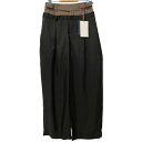 【中古】KOLOR 25SCL-P01102 Layered Trousersレイヤードパンツ ブラック サイズ:1(〜72cm) 【300525】(カラー)