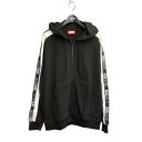 【中古】DIESEL SPORT ジップパーカー 0NEAH ブラック サイズ:M 【300525】(ディーゼルスポーツ)