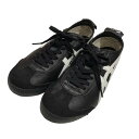 【中古】Onitsuka Tiger メキシコ66 ローカットスニーカー 1183C102 ブラック サイズ:26 【300525】(オニツカタイガー)