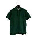 【中古】LACOSTE 「S S Polo Shirt ピケ 鹿の子」 ポロシャツ PH036J グリーン サイズ:S 【300525】(ラコステ)