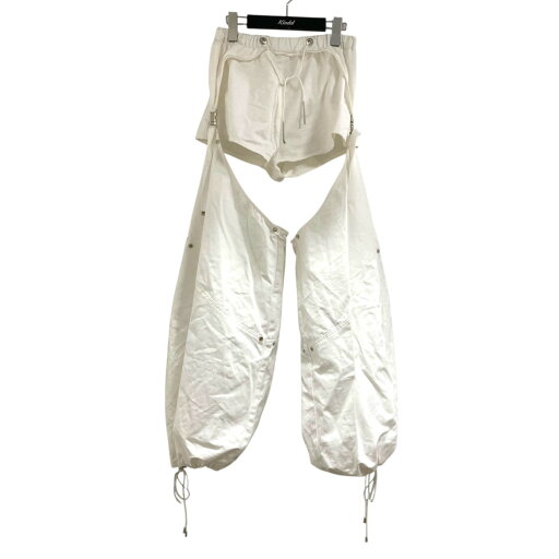 【中古】THEREDTHREAD デザインカーゴパンツ TR33108 「S cover cargo pants」 ホワイト サイズ:F 【310525】(ザレッドスレッド) 【中古】THEREDTHREAD デザインカーゴパンツ TR33108 「S cover cargo pants」 ホワイト サイズ:F 【310525】(ザレッドスレッド)