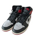 【中古】NIKE 箱AIR JORDAN1 RETRO HIGH OG ハイカットスニーカー DZ5485-106 ホワイト×ブラック×バ−シティレ...