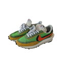【中古】sacai×NIKE 箱NIKE LD WAFFLE SACAI BV0073-300 グリーンガスト×セーフティオレンジ サイズ:28.5 【3105...
