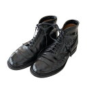 【中古】ALDEN×BEAMS MUNSON BOOTS CORDVAN コードバンレースアップブーツ ブラック サイズ:7 【310525】(オールデン×ビー...