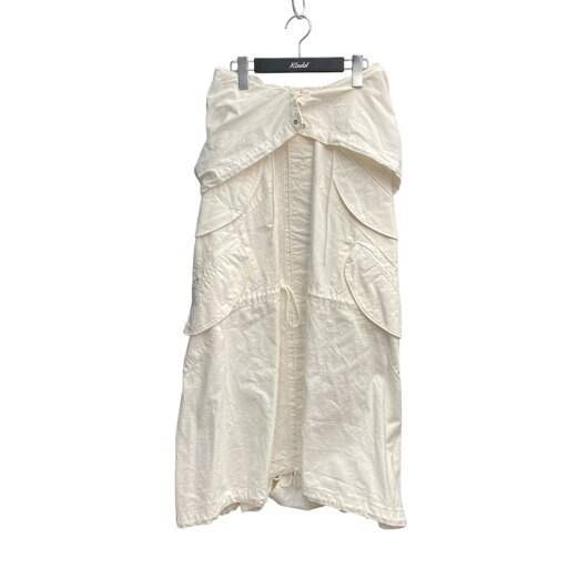 【中古】MEYAME 19SS SNOW PARKA SKIRT ロングスカート MEY-1054 ホワイト サイズ:FREE 【310525】(メヤメ) 【中古】MEYAME 19SS SNOW PARKA SKIRT ロングスカート MEY-1054 ホワイト サイズ:FREE 【310525】(メヤメ)