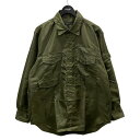 【中古】Engineered Garments 長袖シャツ Trail Shirt - Polyester Pilot Twill トレイルシャツ ポリエステル パイロットツイル NQ061 オリーブ サイズ:S 【310525】(エンジニアードガーメンツ)(4)